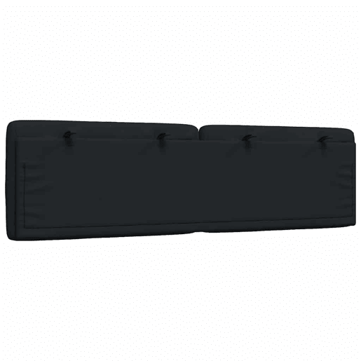 Almofadão de Cabeceira - Cabeceira de cama 180 cm tecido preto