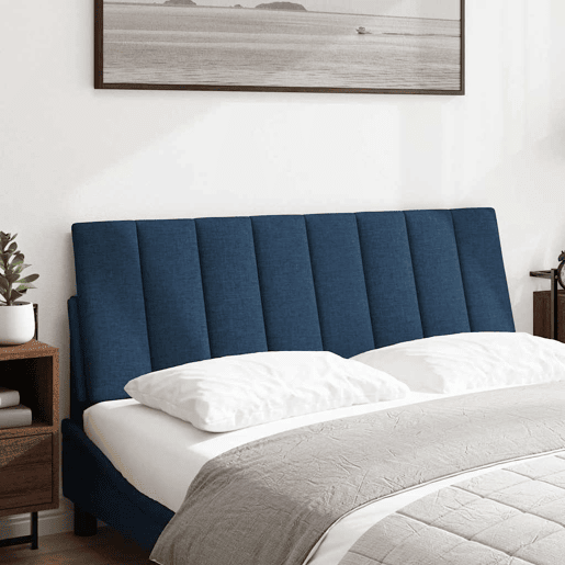 Almofadão de Cabeceira - Cabeceira de cama 140 cm tecido azul