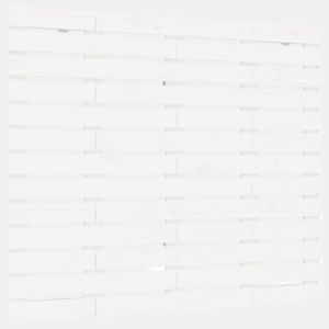 Cabeceira - Cabeceira de cama de parede 96x3x91,5 cm pinho maciço branco
