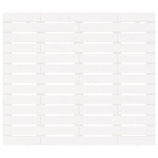 Cabeceira - Cabeceira de cama de parede 96x3x91,5 cm pinho maciço branco