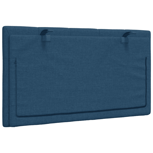 Almofadão de Cabeceira - Cabeceira de cama 90 cm tecido azul