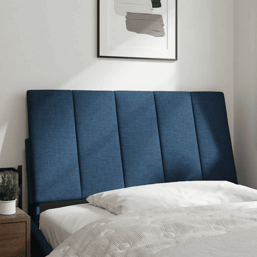 Almofadão de Cabeceira - Cabeceira de cama 100 cm tecido azul