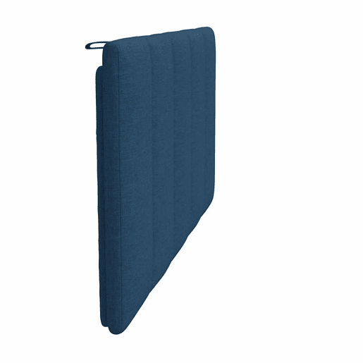 Almofadão de Cabeceira - Cabeceira de cama 100 cm tecido azul