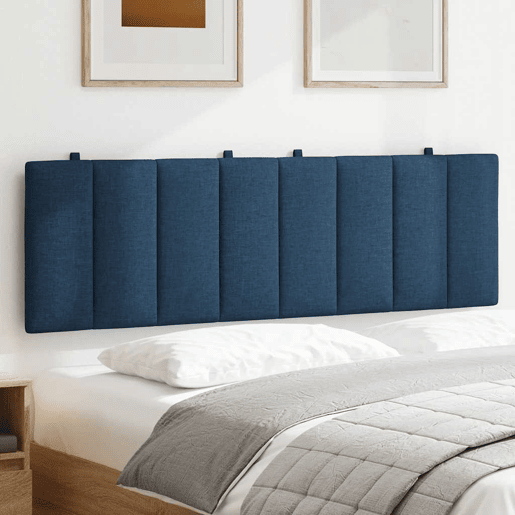 Almofadão de Cabeceira - Cabeceira de cama 160 cm tecido azul