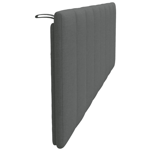 Almofadão de Cabeceira - Cabeceira de cama 160 cm tecido cinzento-escuro