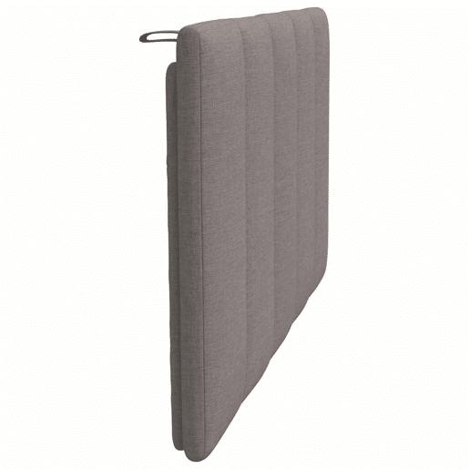 Almofadão de Cabeceira - Cabeceira de cama 80 cm tecido cinzento-acastanhado