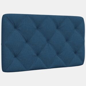 Almofadão de Cabeceira - Cabeceira de cama 90 cm tecido azul