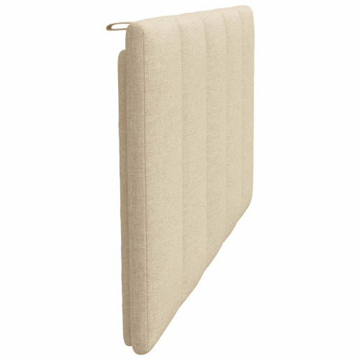 Almofadão de Cabeceira - Cabeceira de cama 100 cm tecido creme