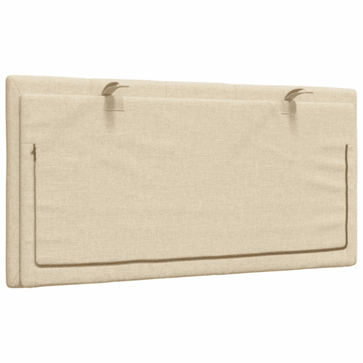 Almofadão de Cabeceira - Cabeceira de cama 100 cm tecido creme
