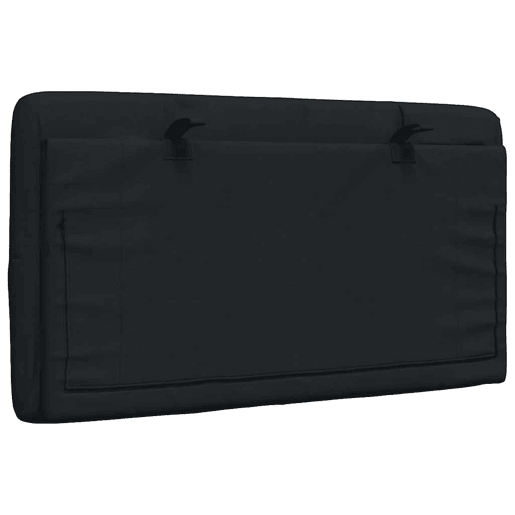 Almofadão de Cabeceira - Cabeceira de cama 90 cm tecido preto