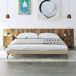 Cabecero cama - Mueble cabecero 200 Cabecero cama - Mueble cabecero 200 Gris