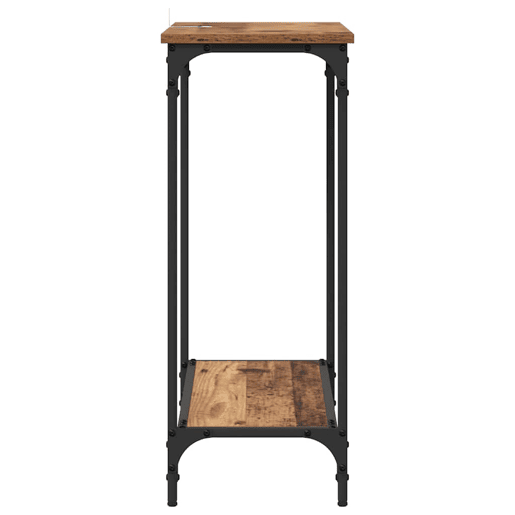 Mesa Consola - Mesa De Entrada Madeira antiga 75 x 30.5 x 75 cm Madeira processada