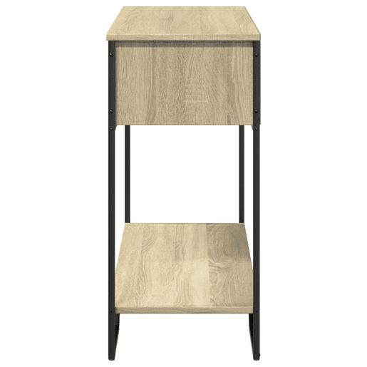 Mesa Consola - Mesa De Entrada 100x35x74,5cm derivados de madeira carvalho sonoma