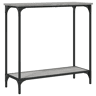 Mesa Consola - Mesa De Entrada 75x30,5x75 cm derivados de madeira cinzento sonoma