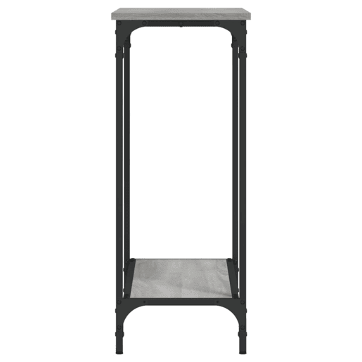 Mesa Consola - Mesa De Entrada 75x30,5x75 cm derivados de madeira cinzento sonoma