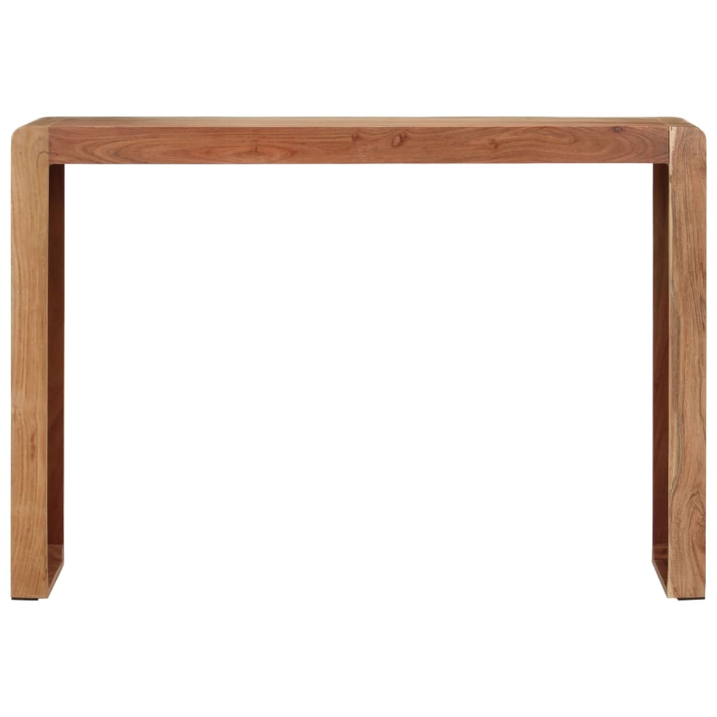 Mesa consola - mesa de entrada madera maciza de acacia 110x30x76 cm