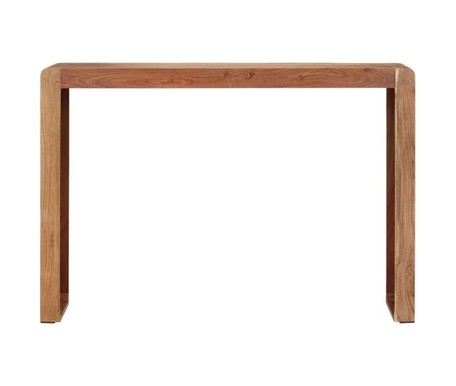 Mesa consola - mesa de entrada madera maciza de acacia 110x30x76 cm