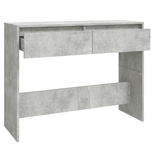 Mesa Consola - Mesa De Entrada 100x35x76,5 cm derivados madeira cinzento-cimento