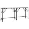 Mesa Consola - Mesa De Entrada 180x29x75 cm derivados de madeira cinzento sonoma