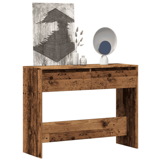 Mesa Consola - Mesa De Entrada 100x35x76,5 cm derivados de madeira madeira velha