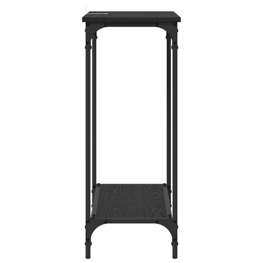 Mesa Consola - Mesa De Entrada Carvalho preto 75 x 30.5 x 75 cm Madeira processada