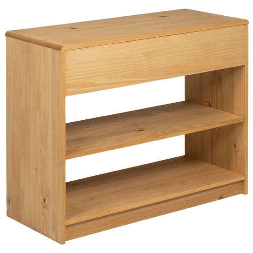 Mesa Consola - Mesa De Entrada SAUDA 89,5x36,5x73 cm pinho maciço cor carvalho
