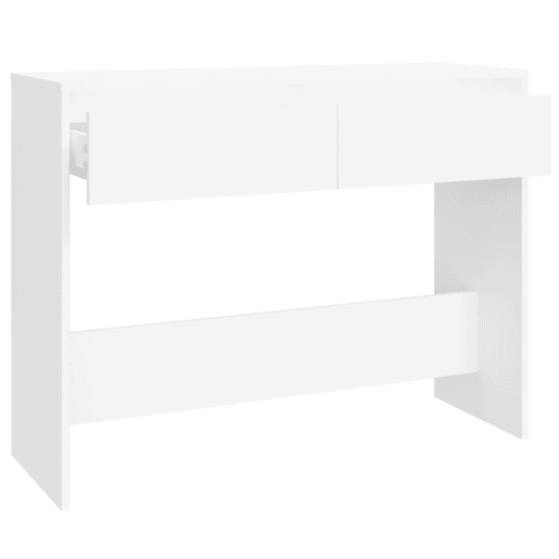 Mesa Consola - Mesa De Entrada 100x35x76,5 cm derivados de madeira branco