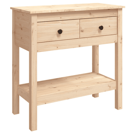Mesa Consola - Mesa De Entrada 75x35x75 cm madeira de pinho maciço