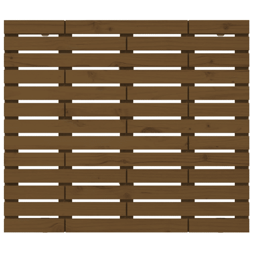 Cabeceira - Cabeceira de cama de parede 106x3x91,5 cm pinho maciço castanho-mel