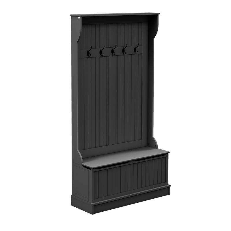 Perchero Zapatero MDF HOMCOM, hogar - muebles de recibidor