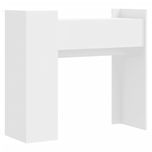 Mesa Consola - Mesa De Entrada 100x35x90 cm derivados de madeira branco
