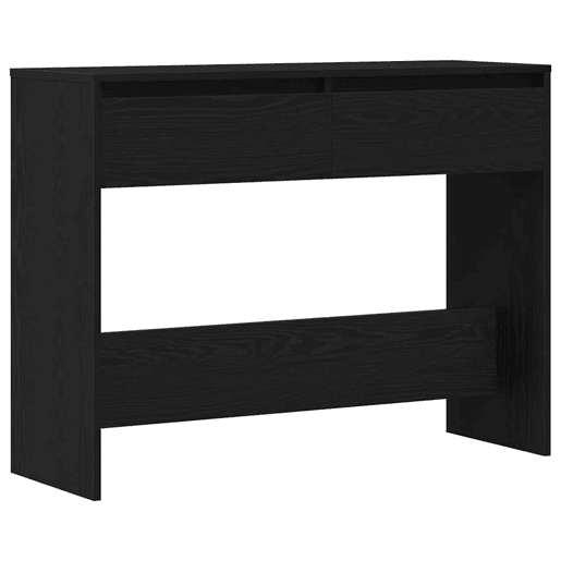 Mesa Consola - Mesa De Entrada Carvalho preto 100 x 35 x 76.5 cm Madeira processada