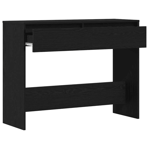 Mesa Consola - Mesa De Entrada Carvalho preto 100 x 35 x 76.5 cm Madeira processada
