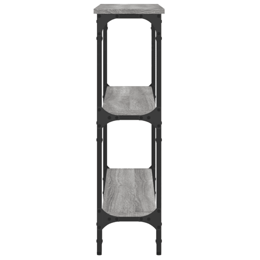 Mesa Consola - Mesa De Entrada 75x22,5x75 cm derivados de madeira cinzento sonoma