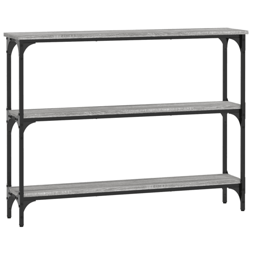 Mesa Consola - Mesa De Entrada 100x22,5x75cm derivados de madeira cinzento sonoma