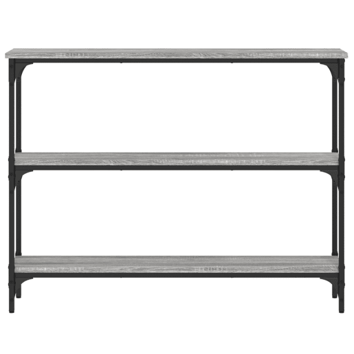 Mesa Consola - Mesa De Entrada 100x22,5x75cm derivados de madeira cinzento sonoma