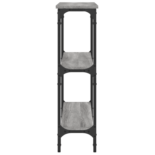 Mesa Consola - Mesa De Entrada 100x22,5x75cm derivados de madeira cinzento sonoma
