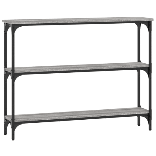 Mesa Consola - Mesa De Entrada 100x22,5x75cm derivados de madeira cinzento sonoma