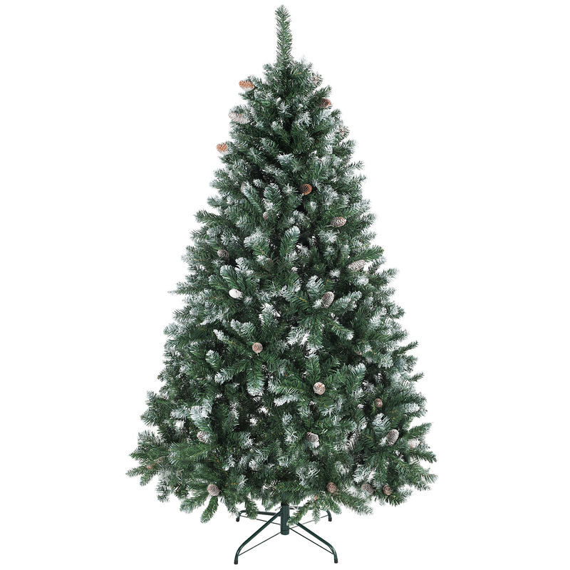 Árbol de Navidad Plástico, Metal HOMCOM, hogar - decoración