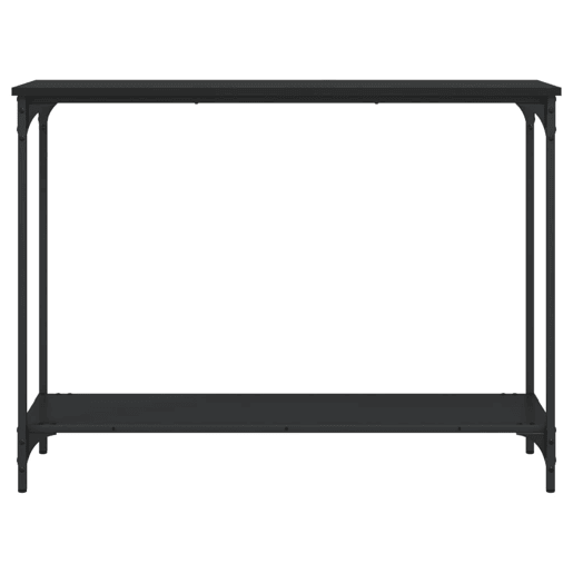 Mesa Consola - Mesa De Entrada 101x30,5x75 cm derivados de madeira preto