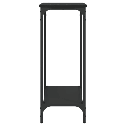 Mesa Consola - Mesa De Entrada 101x30,5x75 cm derivados de madeira preto