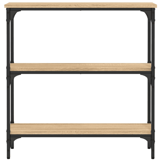 Mesa Consola - Mesa De Entrada 75x22,5x75 cm derivados de madeira carvalho sonoma