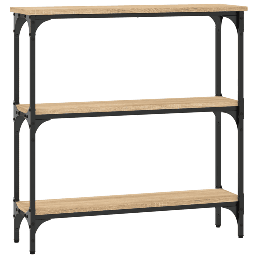 Mesa Consola - Mesa De Entrada 75x22,5x75 cm derivados de madeira carvalho sonoma