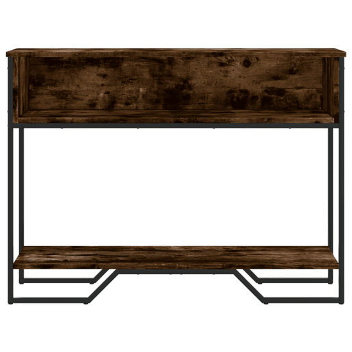 Mesa Consola - Mesa De Entrada 100x35x74,5cm derivados de madeira carvalho fumado