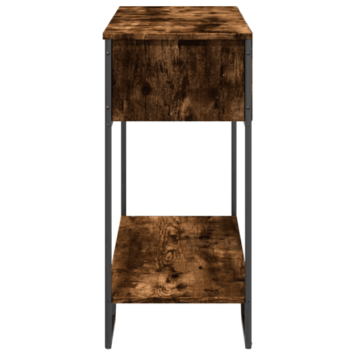 Mesa Consola - Mesa De Entrada 100x35x74,5cm derivados de madeira carvalho fumado