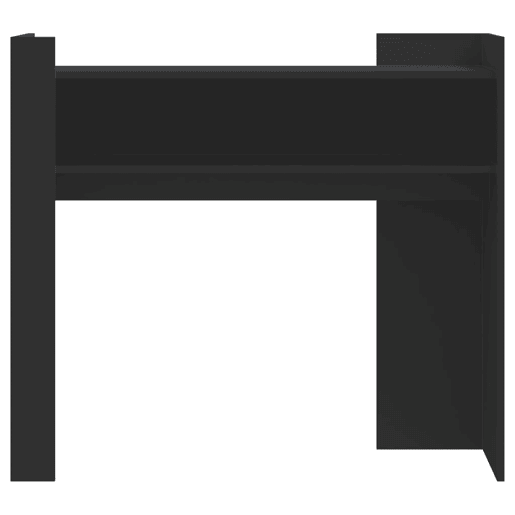 Mesa Consola - Mesa De Entrada 100x35x90 cm derivados de madeira preto