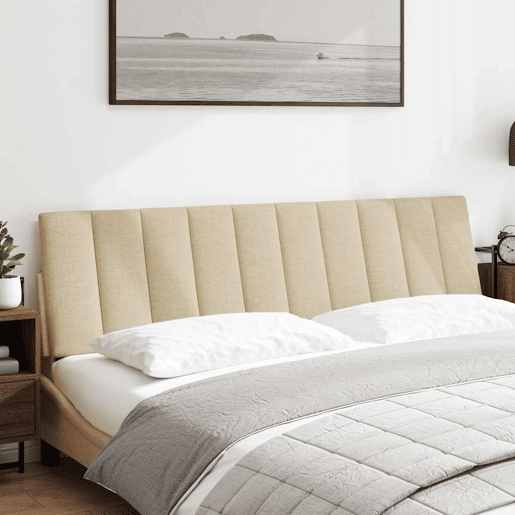 Almofadão de Cabeceira - Cabeceira de cama 180 cm tecido creme Almofadão de Cabeceira - Cabeceira de cama 180 cm tecido creme