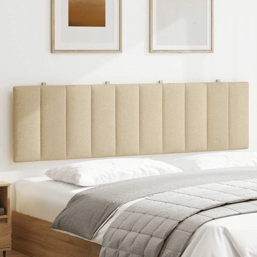 Almofadão de Cabeceira - Cabeceira de cama 180 cm tecido creme Almofadão de Cabeceira - Cabeceira de cama 180 cm tecido creme