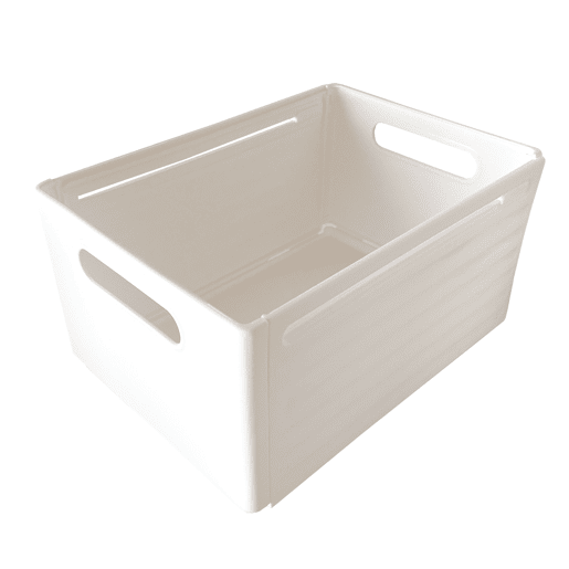 Organizador de Cozinha Expansível em Polipropileno u2013 Medidas: 10x28-48x8 cm e 20x28-48x15 cm u2013 Ideal para Gavetas e Bancadas u2013 Branco u2013 Marca Nyana Home