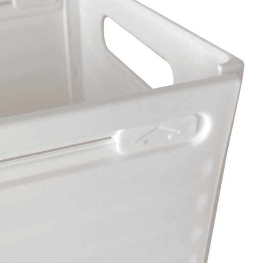 Organizador de Cozinha Expansível em Polipropileno u2013 Medidas: 10x28-48x8 cm e 20x28-48x15 cm u2013 Ideal para Gavetas e Bancadas u2013 Branco u2013 Marca Nyana Home